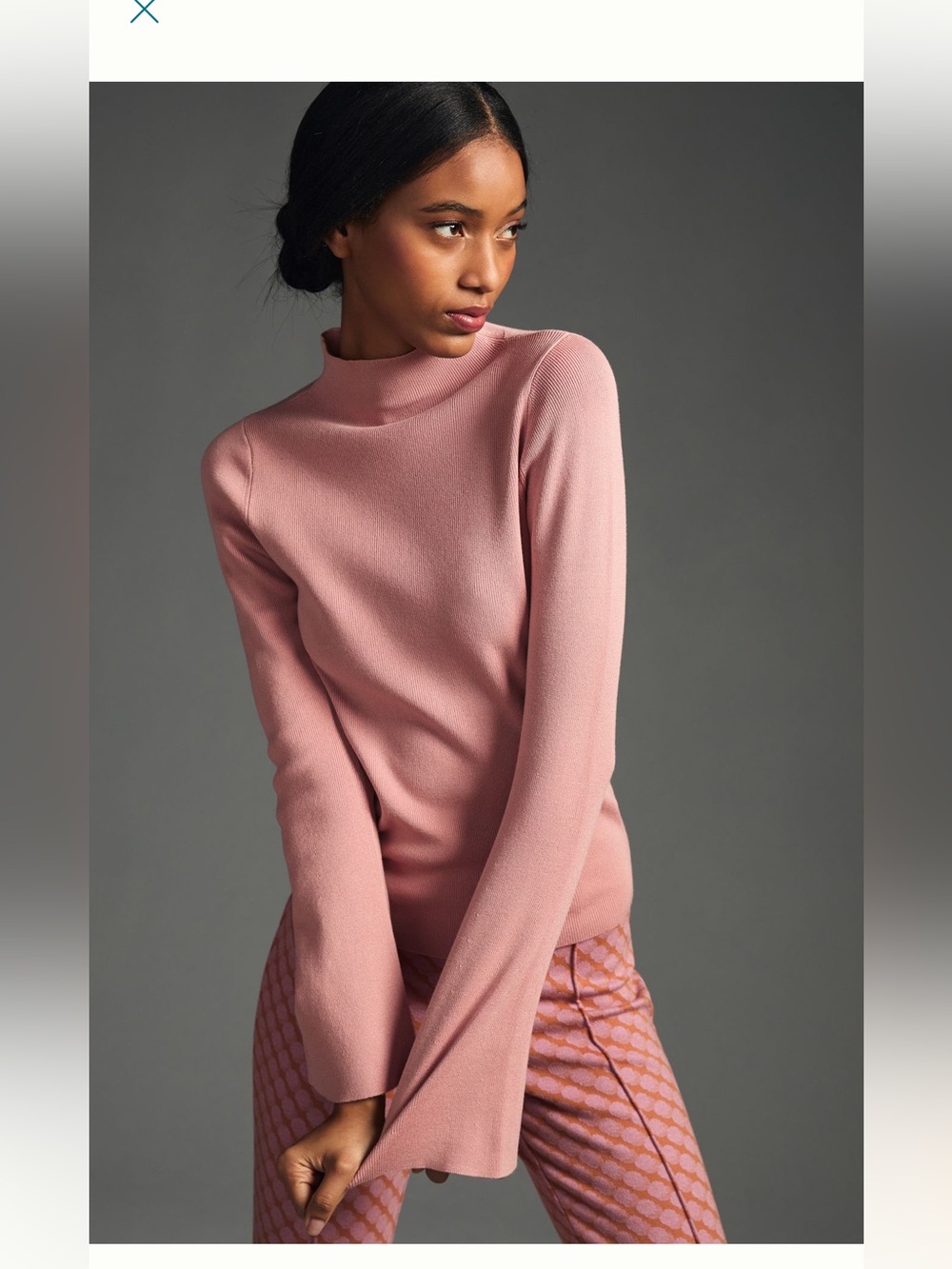 NWT Anthropologie Maeve Arlowe Bell Sleeve Sweater